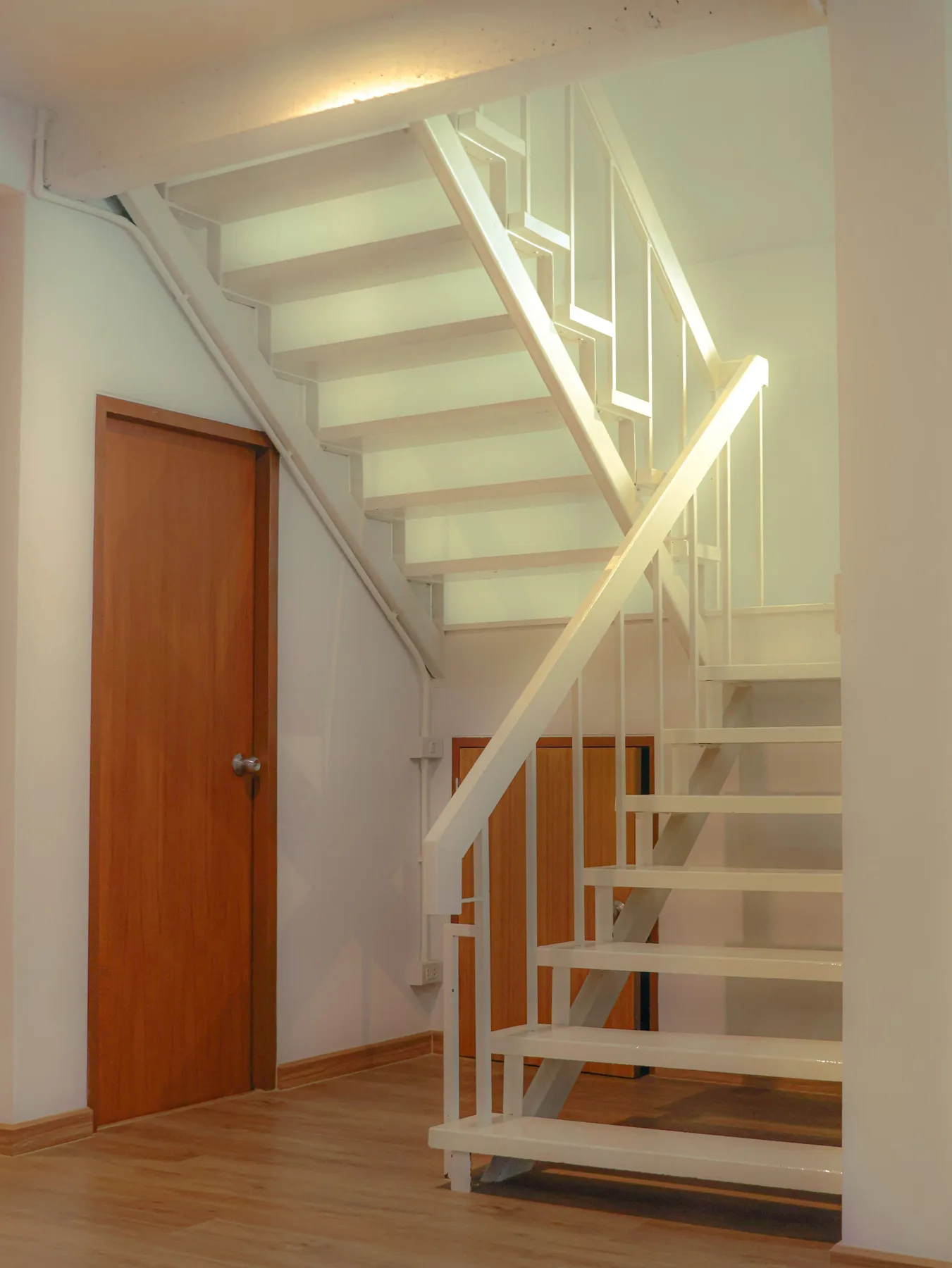Commercial double glass storefront doors
